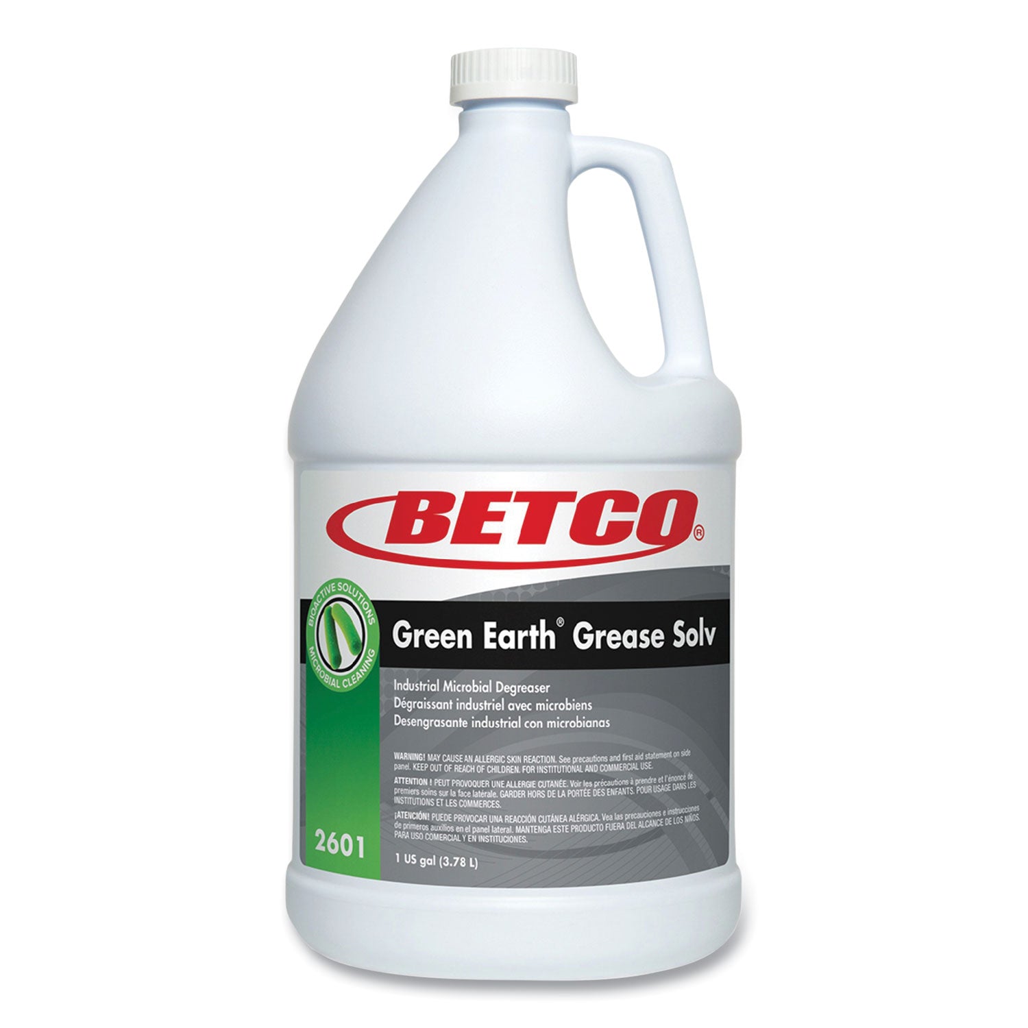 BioActive Solutions Grease Solv, Orange Scent, 1 gal Bottle, 4/Carton