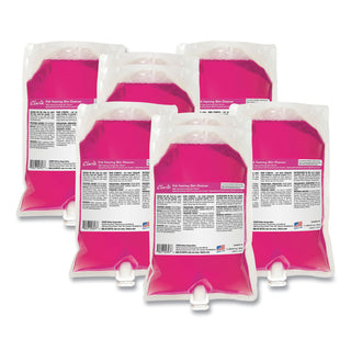 Pink Foaming Skin Cleanser, Fresh, 1,000 mL Refill Bag, 6/Carton