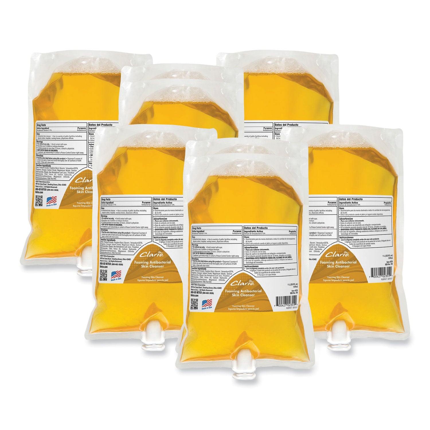 antibacterial-foaming-skin-cleanser-fresh-1000-ml-refill-bag-6-carton_bet7512900 - 7