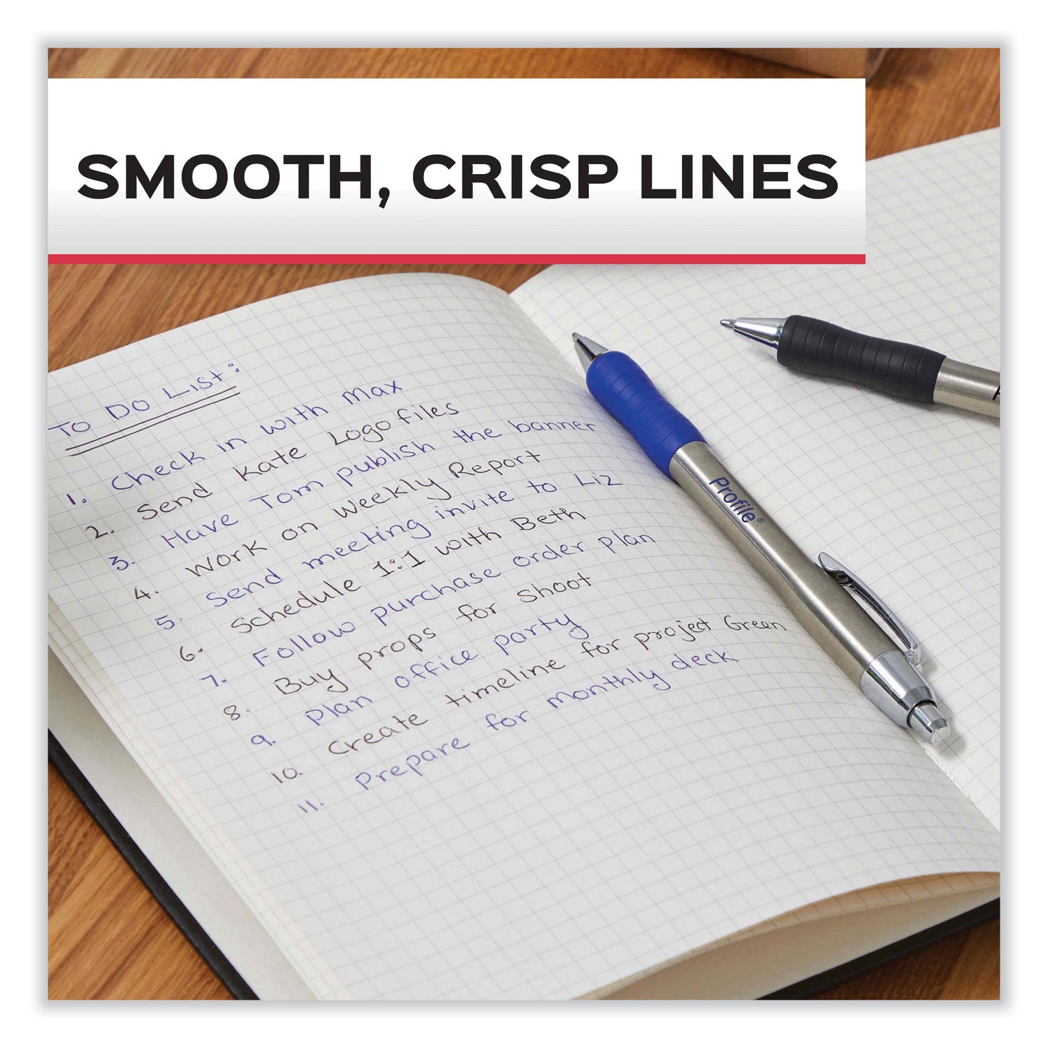 profile-ballpoint-pen-retractable-medium-1-mm-black-ink-black-silver-barrel-2-pack_pap2130513 - 4