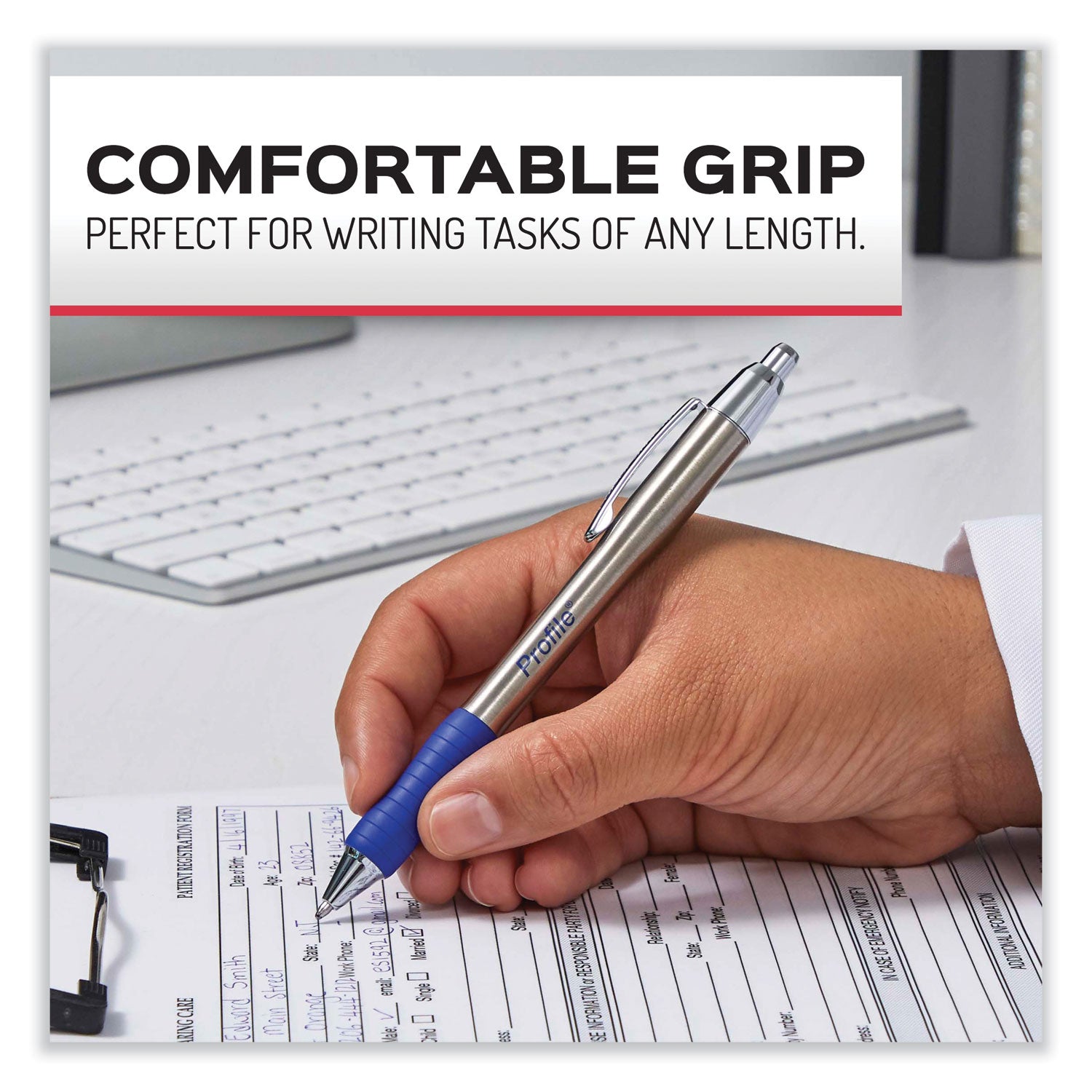 profile-ballpoint-pen-retractable-medium-1-mm-blue-ink-blue-silver-barrel-2-pack_pap2130519 - 5