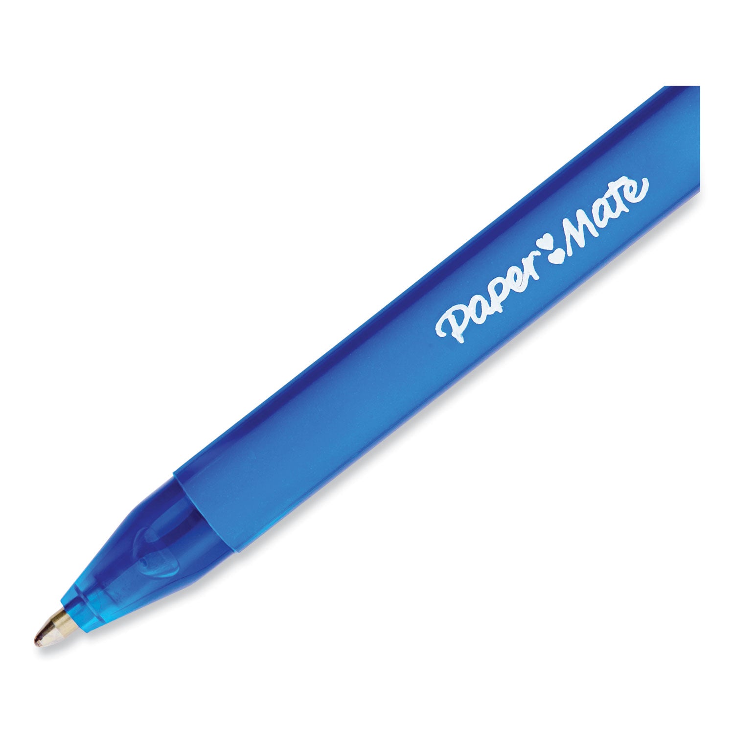 ComfortMate Ultra Ballpoint Pen, Retractable, Medium 1 mm, Blue Ink, Blue Barrel, Dozen - 