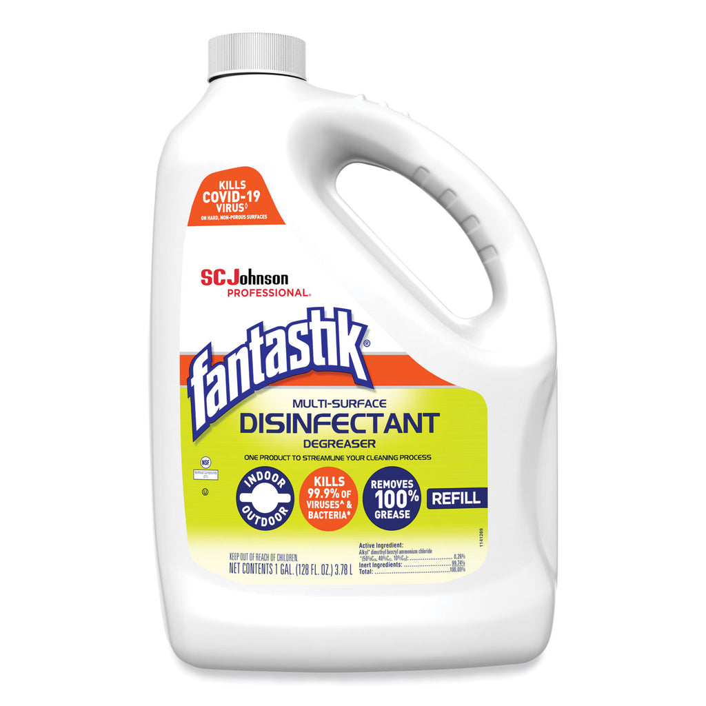 Multi-Surface Disinfectant Degreaser, Pleasant Scent, 1 Gallon Bottle, 4/Carton