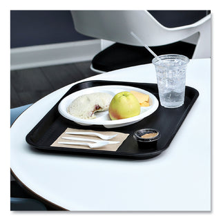 Four-Piece Cutlery Kit, Fork/Knife/Napkin/Teaspoon, Heavyweight, White, 250/Carton