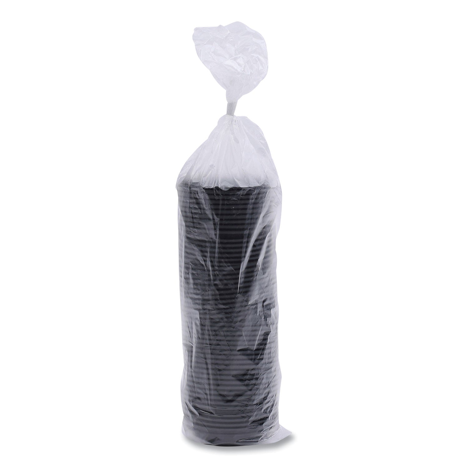 Hot Cup Lids, Fits 10 oz to 20 oz Hot Cups, Black, 1,000/Carton