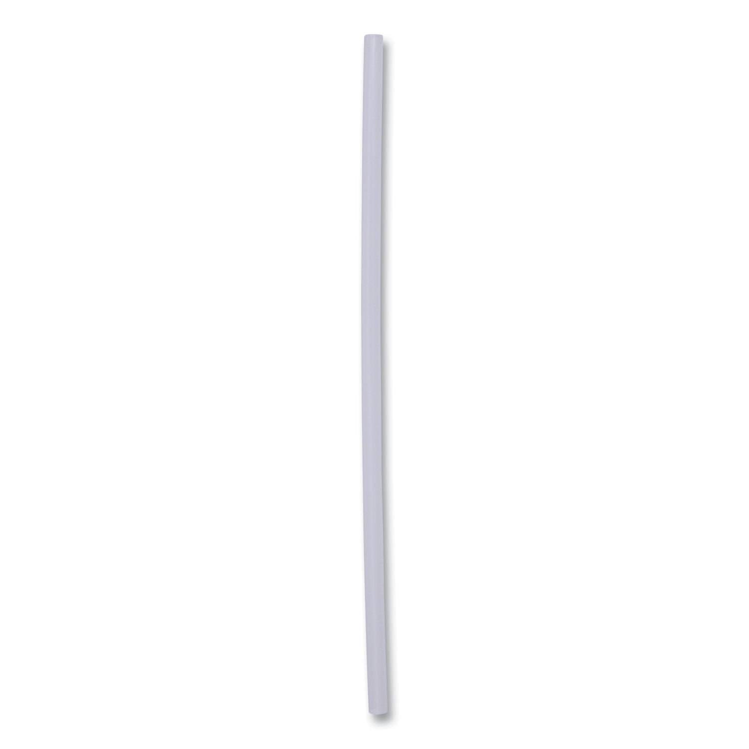 Jumbo Straws, 7.75", Plastic, Translucent, Unwrapped, 250/Pack, 50 Packs/Carton - 