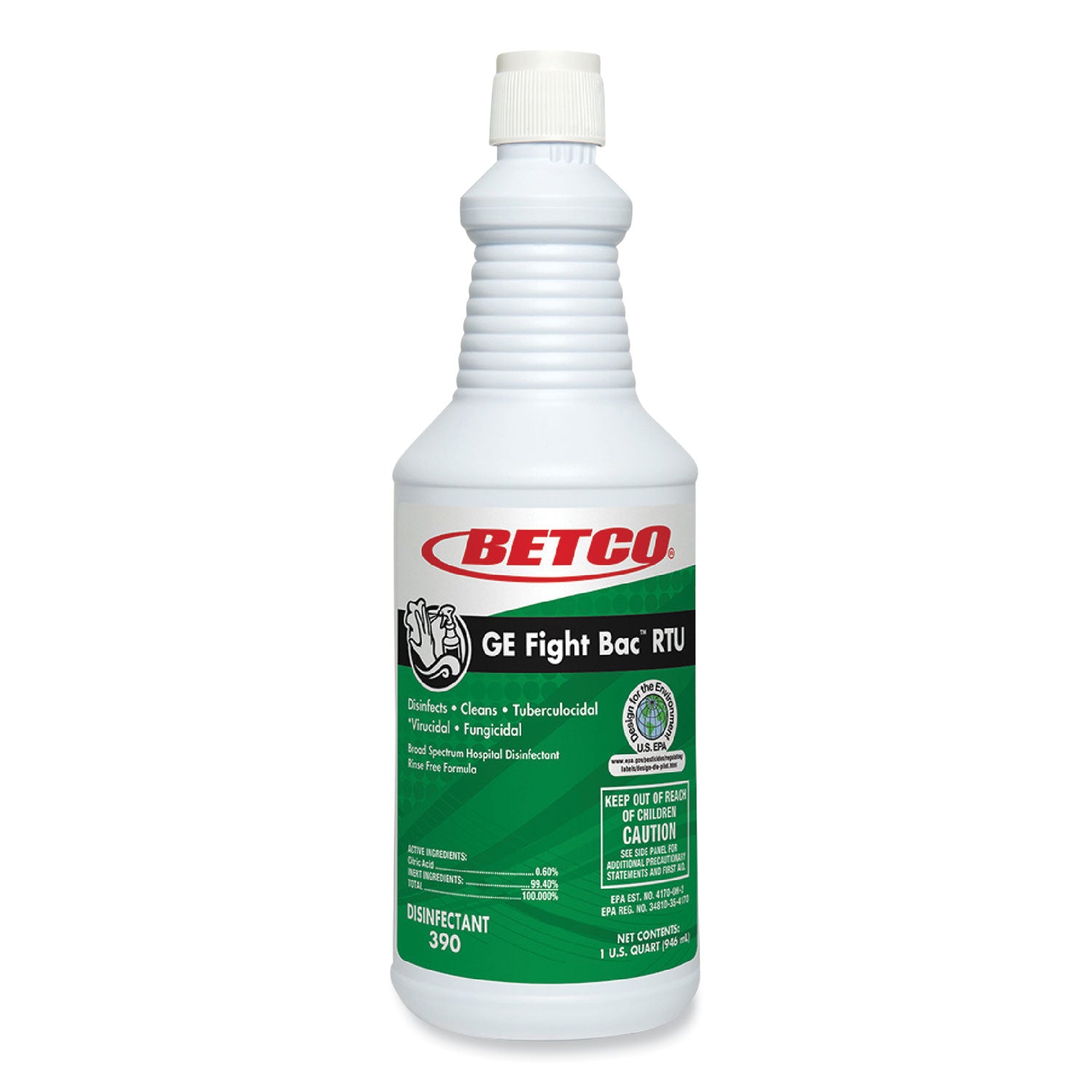ge-fight-bac-rtu-disinfectant-fresh-scent-32-oz-bottle-12-carton_bet3901200 - 1