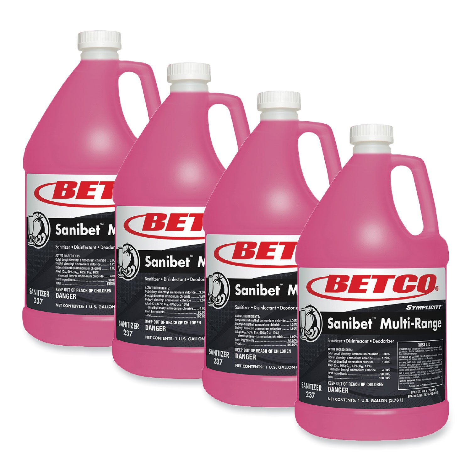 symplicity-sanibet-multi-range-sanitizer-disinfectant-deodorizer-1-gal-bottle-4-carton_bet2370400 - 5