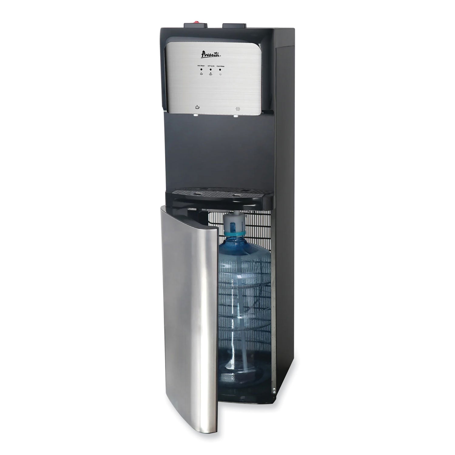 bottom-loading-water-dispenser-with-uv-light-3-to-5-gal-4125-h-black-stainless-steel_avawdbmc810q3s - 4