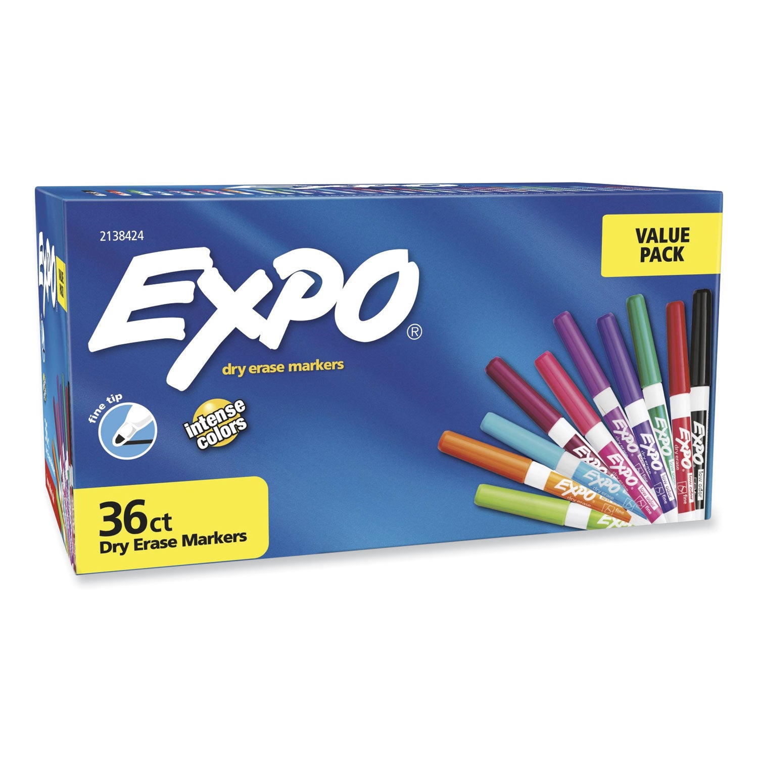 low-odor-dry-erase-vibrant-color-markers-fine-bullet-tip-assorted-colors-36-pack_san2138424 - 1