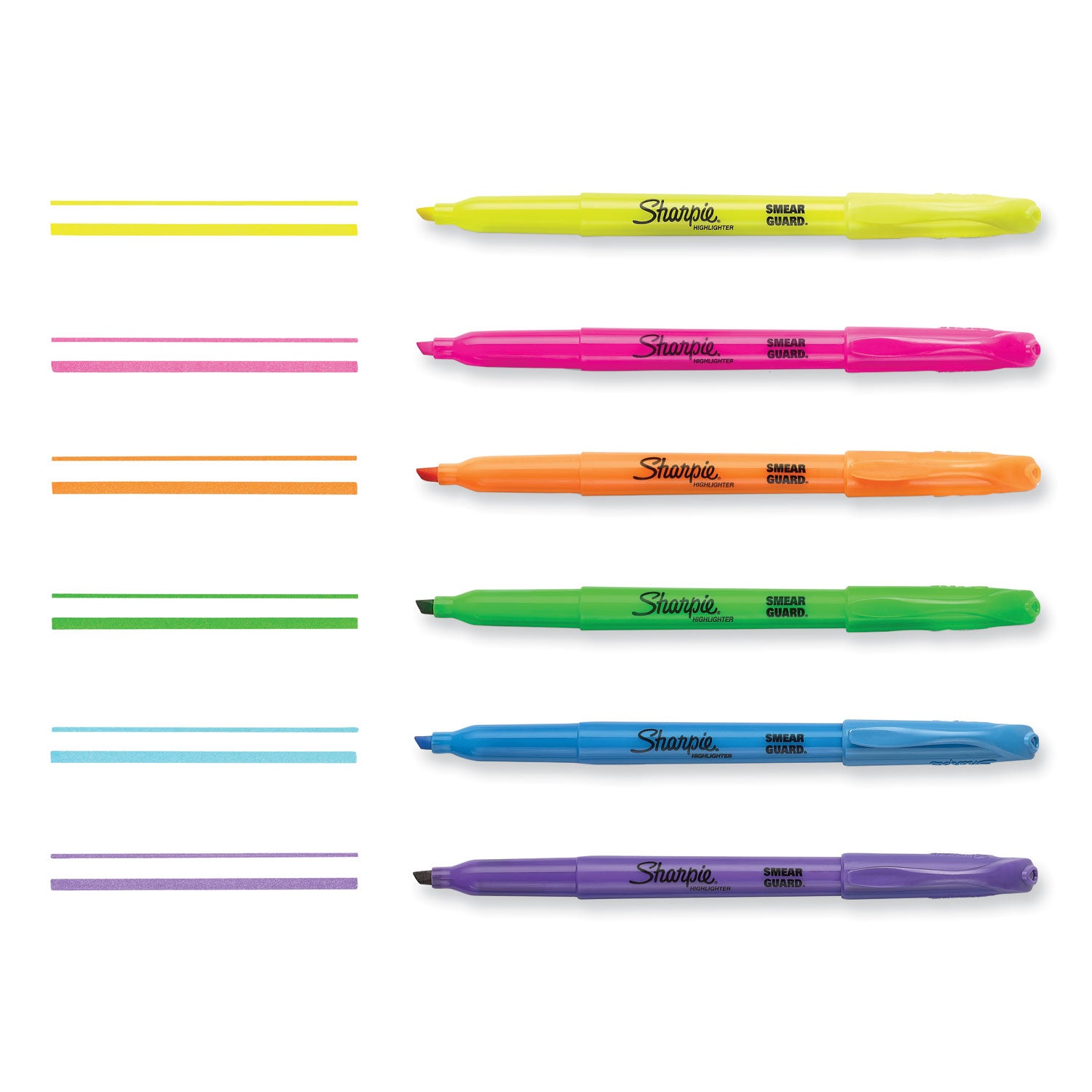 Pocket Style Highlighters, Assorted Ink Colors, Chisel Tip, Assorted Barrel Colors, 36/Pack