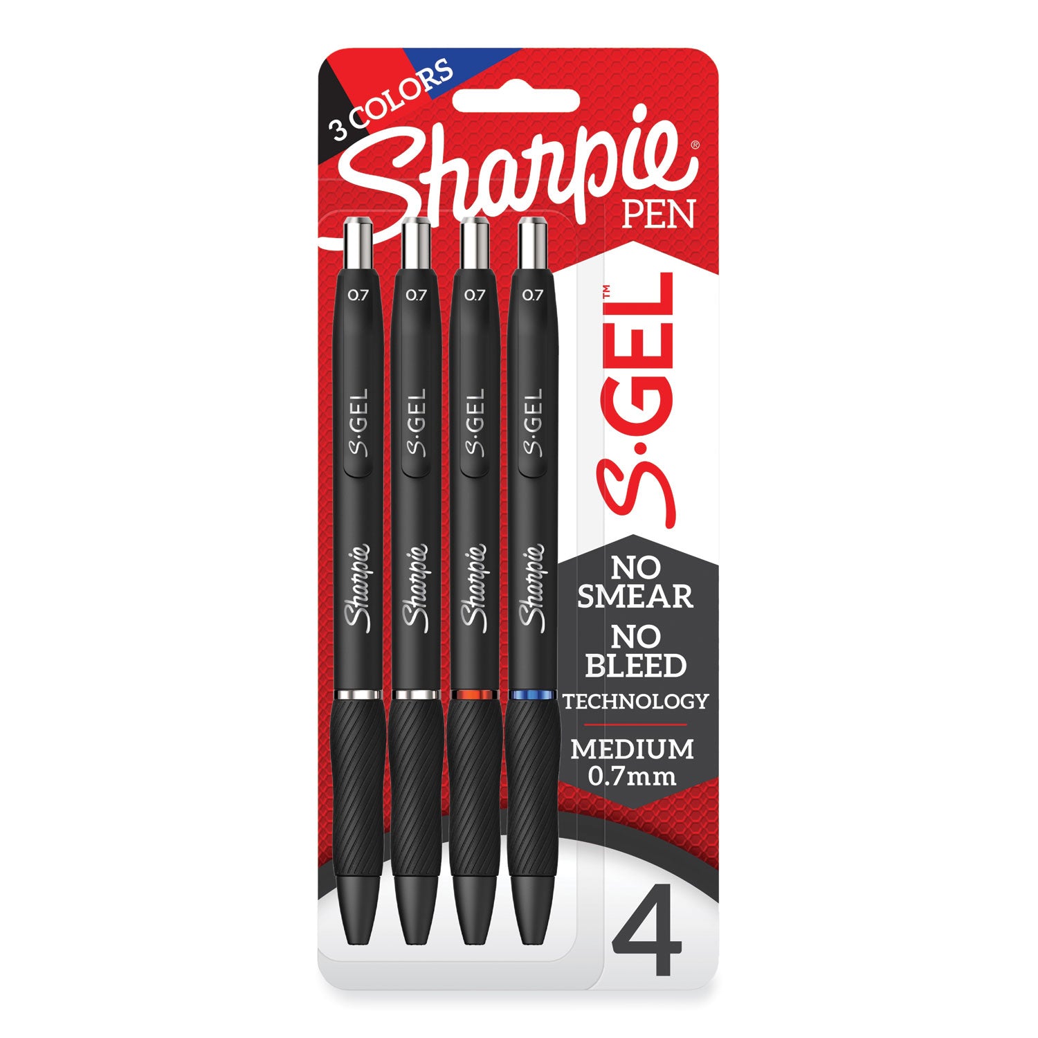 s-gel-high-performance-gel-pen-retractable-medium-07-mm-assorted-ink-colors-black-barrel-4-pack_san2096174 - 1