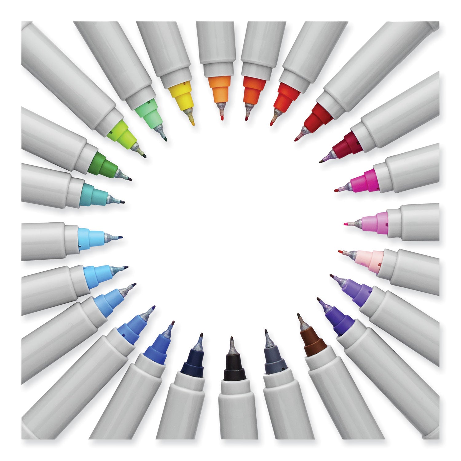 ultra-fine-tip-permanent-marker-ultra-fine-needle-tip-assorted-classic-and-limited-edition-color-burst-colors-24-pack_san1949558 - 3