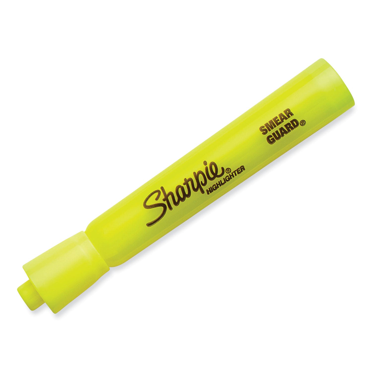 Tank Style Highlighter Value Pack, Fluorescent Yellow Ink, Chisel Tip, Yellow Barrel, 36/Box - 