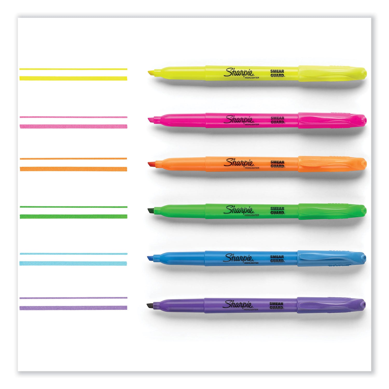 Pocket Style Highlighters, Assorted Ink Colors, Chisel Tip, Assorted Barrel Colors, 24/Pack