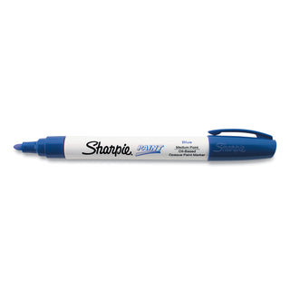 Permanent Paint Marker, Medium Bullet Tip, Blue - 