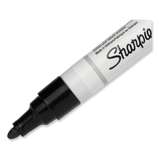 Permanent Paint Marker, Medium Bullet Tip, Black