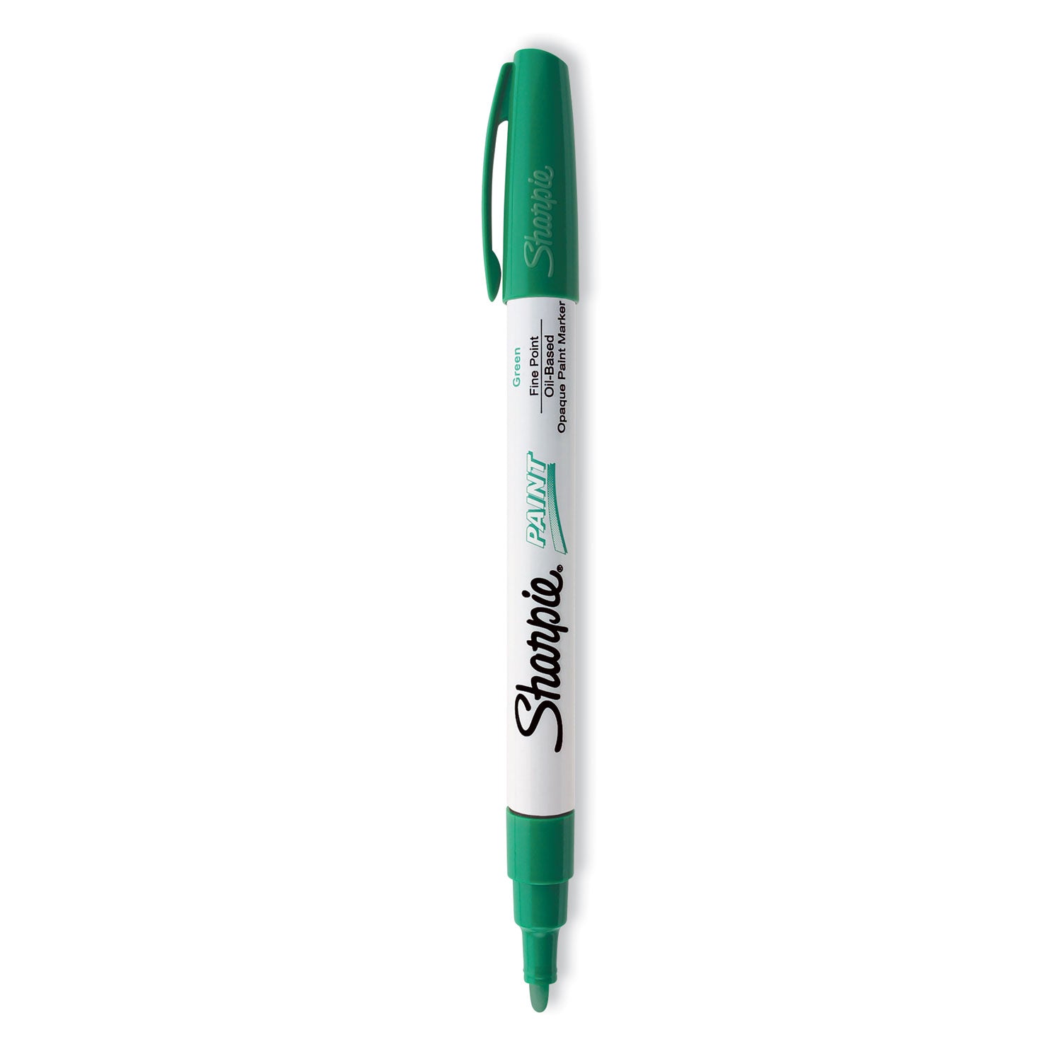 Permanent Paint Marker, Fine Bullet Tip, Green - 