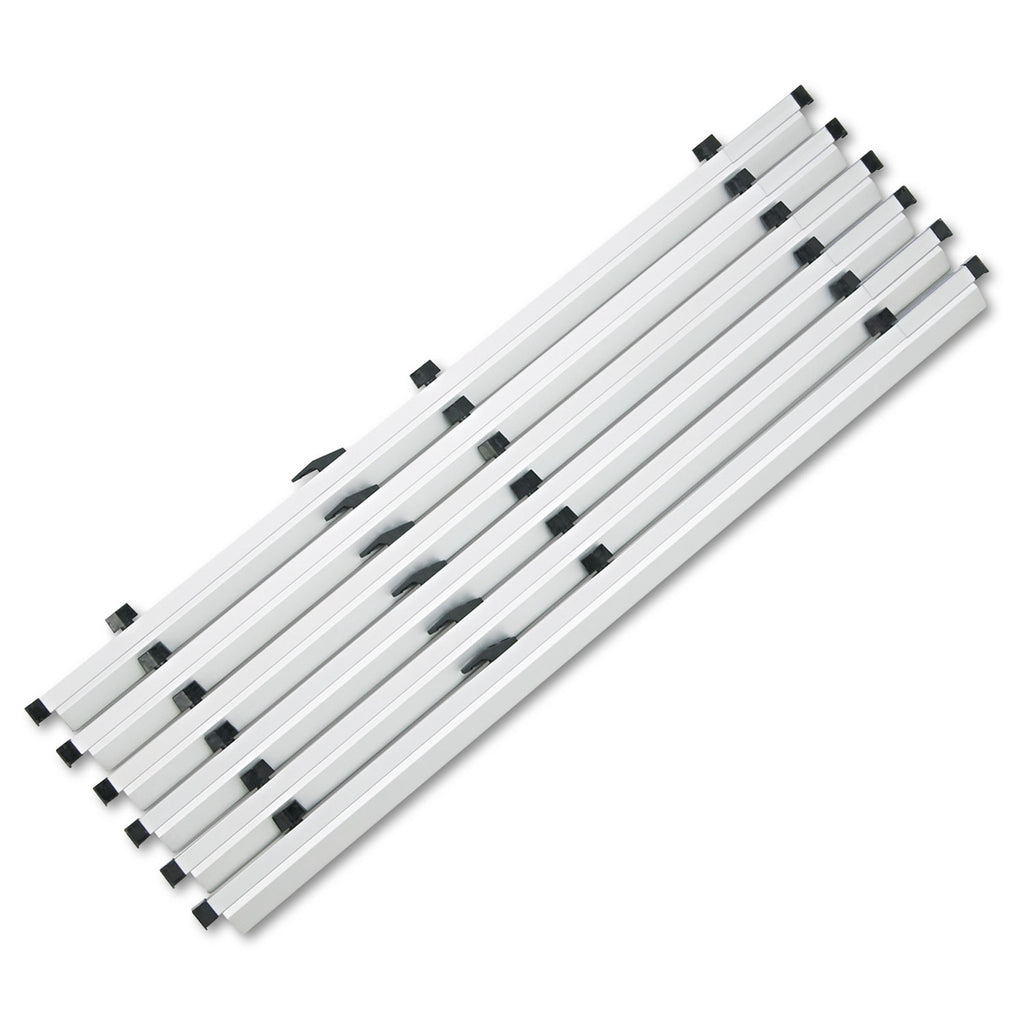 Sheet File Hanging Clamps, 100 Sheets Per Clamp, 36" Length, 6/Carton - 