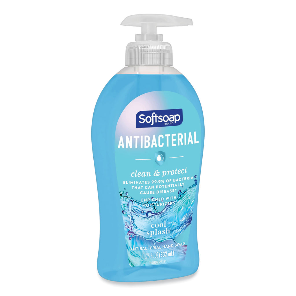 Antibacterial Hand Soap, Cool Splash, 11.25 oz Pump Bottle