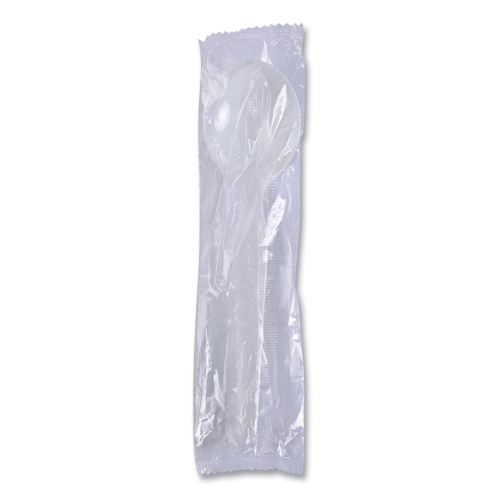 Heavyweight Polystyrene Cutlery, Soup Spoon, White, 1000/Carton