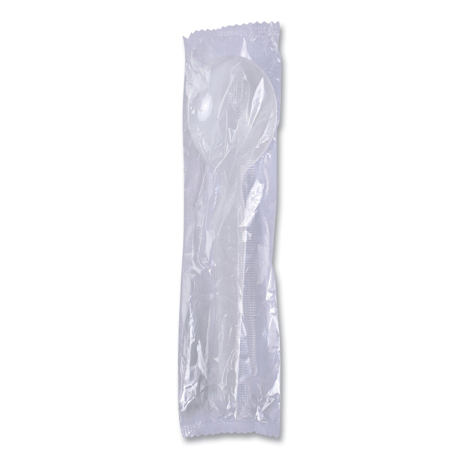Heavyweight Polystyrene Cutlery, Soup Spoon, White, 1000/Carton