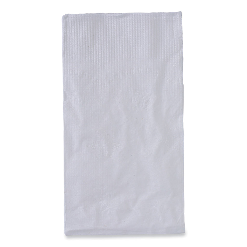 Dinner Napkin, 2-Ply, 17 x 15, White, 100/Pack, 30 Packs/Carton