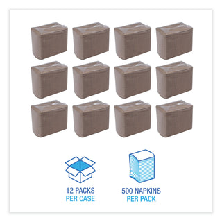 1-4-fold-lunch-napkins-1-ply-13-x-10-kraft-500-pack-12-packs-carton_bwk8323k - 3