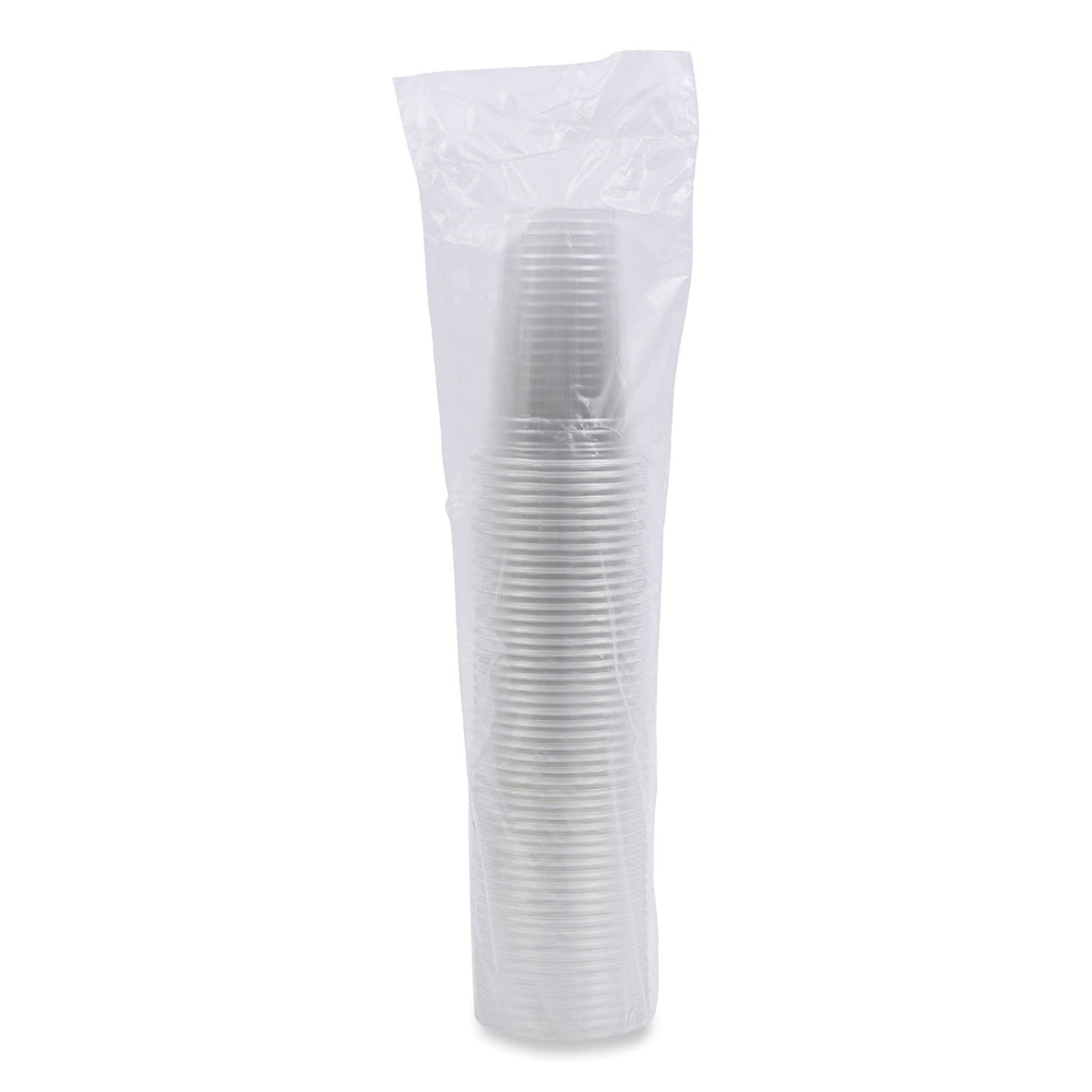 Clear Plastic Cold Cups, 20 oz, PET, 50 Cups/Sleeve, 20 Sleeves/Carton