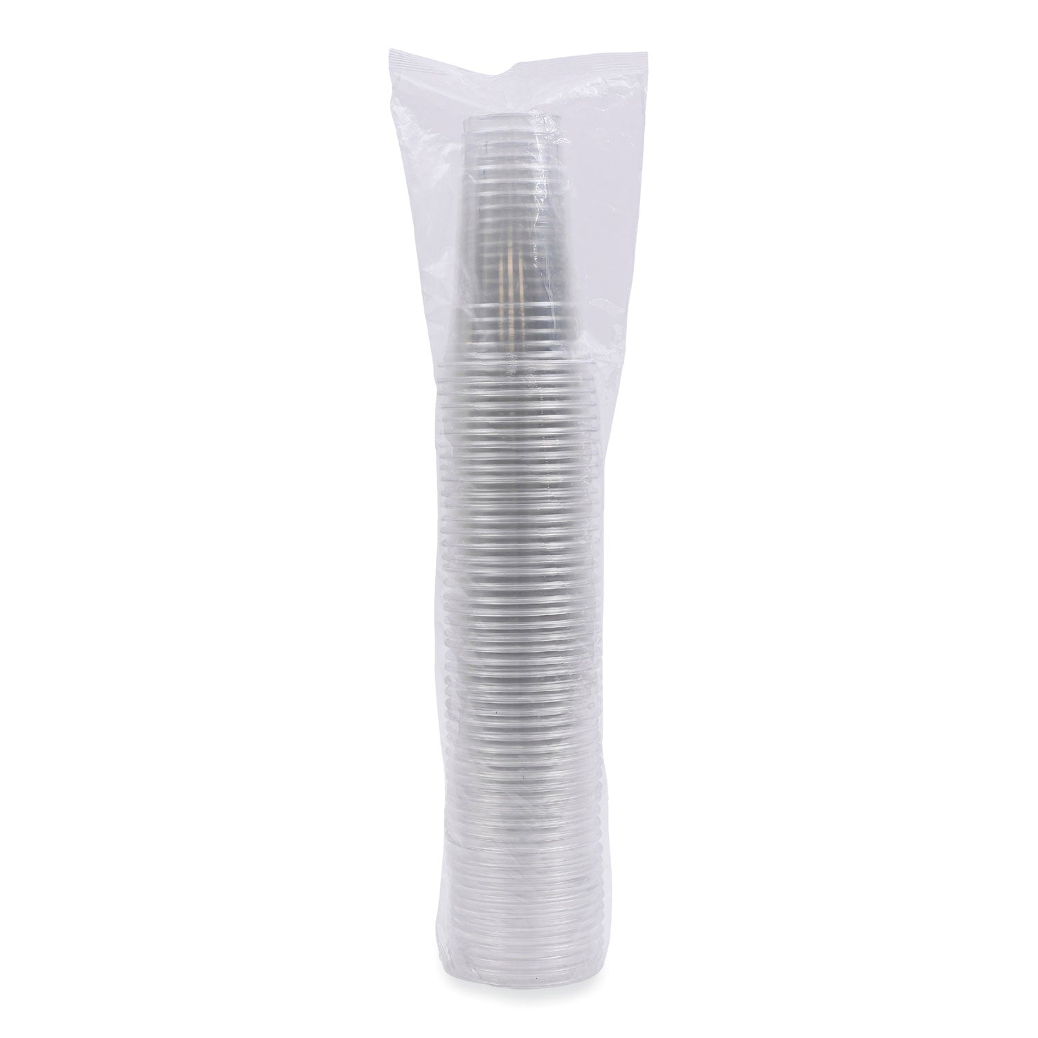 Clear Plastic Cold Cups, 24 oz, PET, 50 Cups/Sleeve, 12 Sleeves/Carton