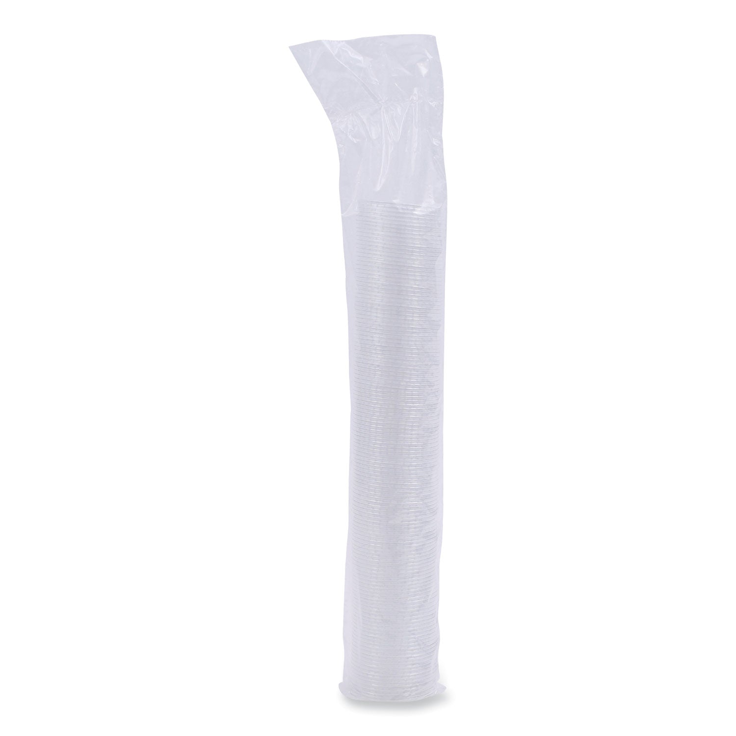 Souffle/Portion Cup Lids, Fits 1.5 oz and 2 oz Portion Cups, Clear, 2,500/Carton
