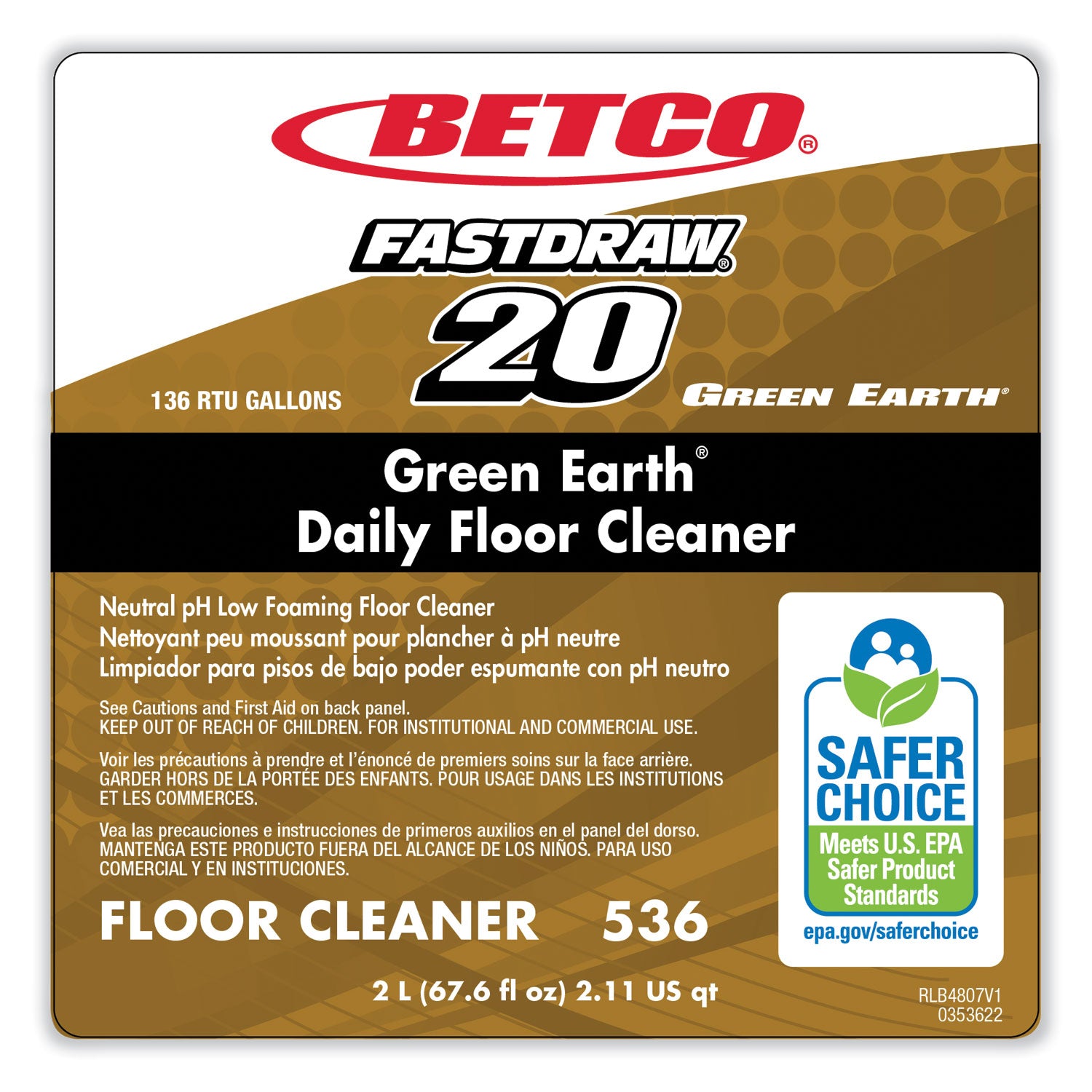 green-earth-daily-floor-cleaner-2-l-bottle-unscented-4-carton_bet5364700 - 6