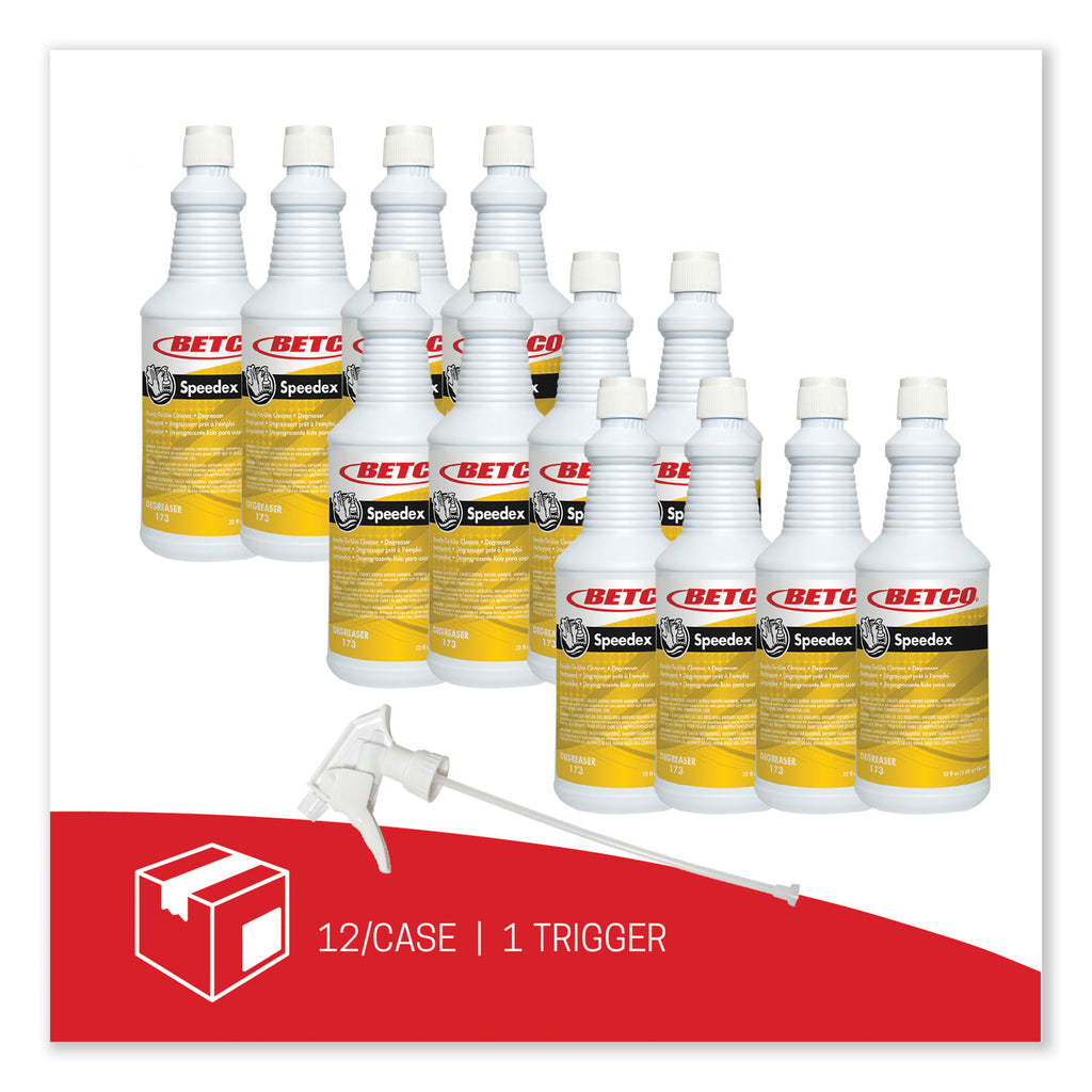 Speedex Degreaser, Mint, 32 oz Spray Bottle, 12/Carton