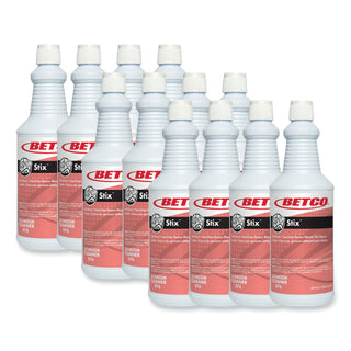 Stix Toilet Bowl Cleaner, Cherry Almond Scent, 32 oz Bottle, 12/Carton