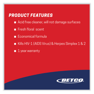 rest-stop-non-acid-bowl-and-restroom-cleaner-floral-fresh-scent-32-oz-bottle-12-carton_bet0701200 - 3