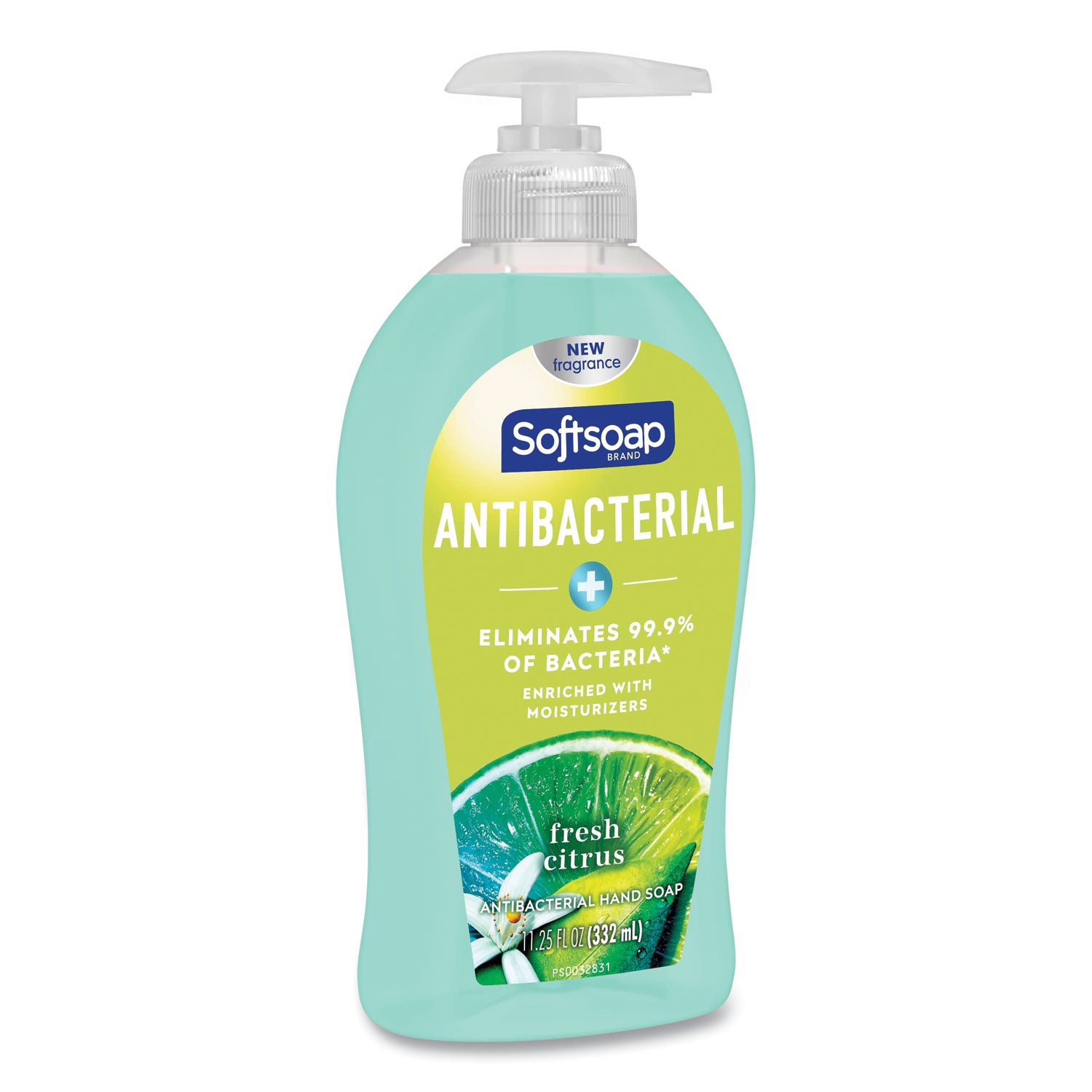 Antibacterial Hand Soap, Fresh Citrus, 11.25 oz Pump Bottle, 6/Carton