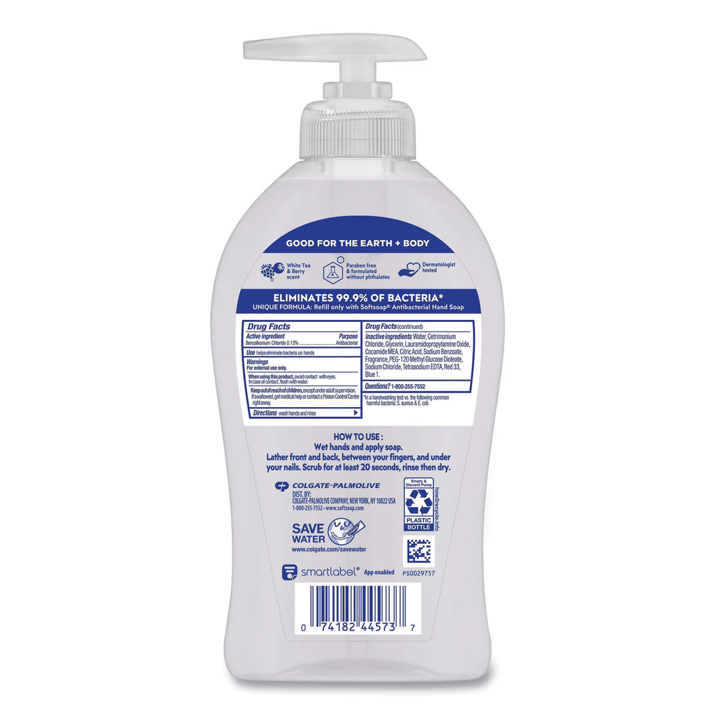 Antibacterial Hand Soap, White Tea and Berry Fusion, 11.25 oz Pump Bottle