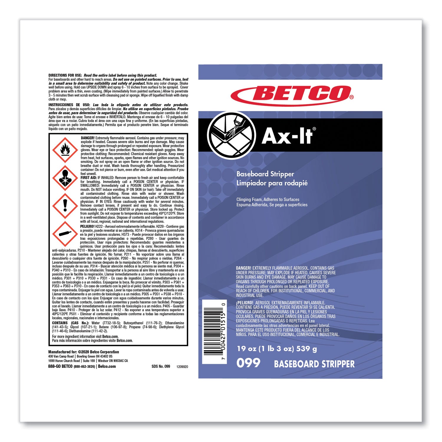 ax-it-aerosol-baseboard-stripper-sassafras-scent-19-oz-aerosol-spray-12-carton_bet0992300ct - 2