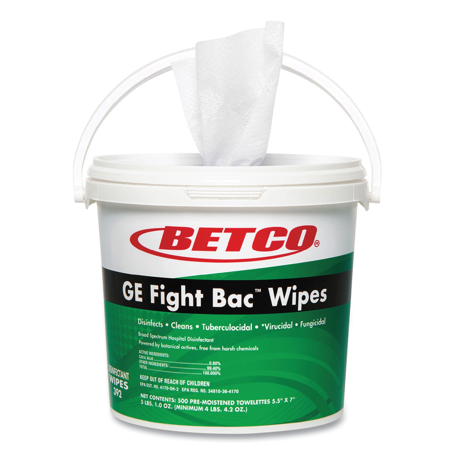 ge-fight-bac-disinfecting-wipes-55-x-7-fresh-scent-500-bucket-4-buckets-carton_bet392f100ct - 1