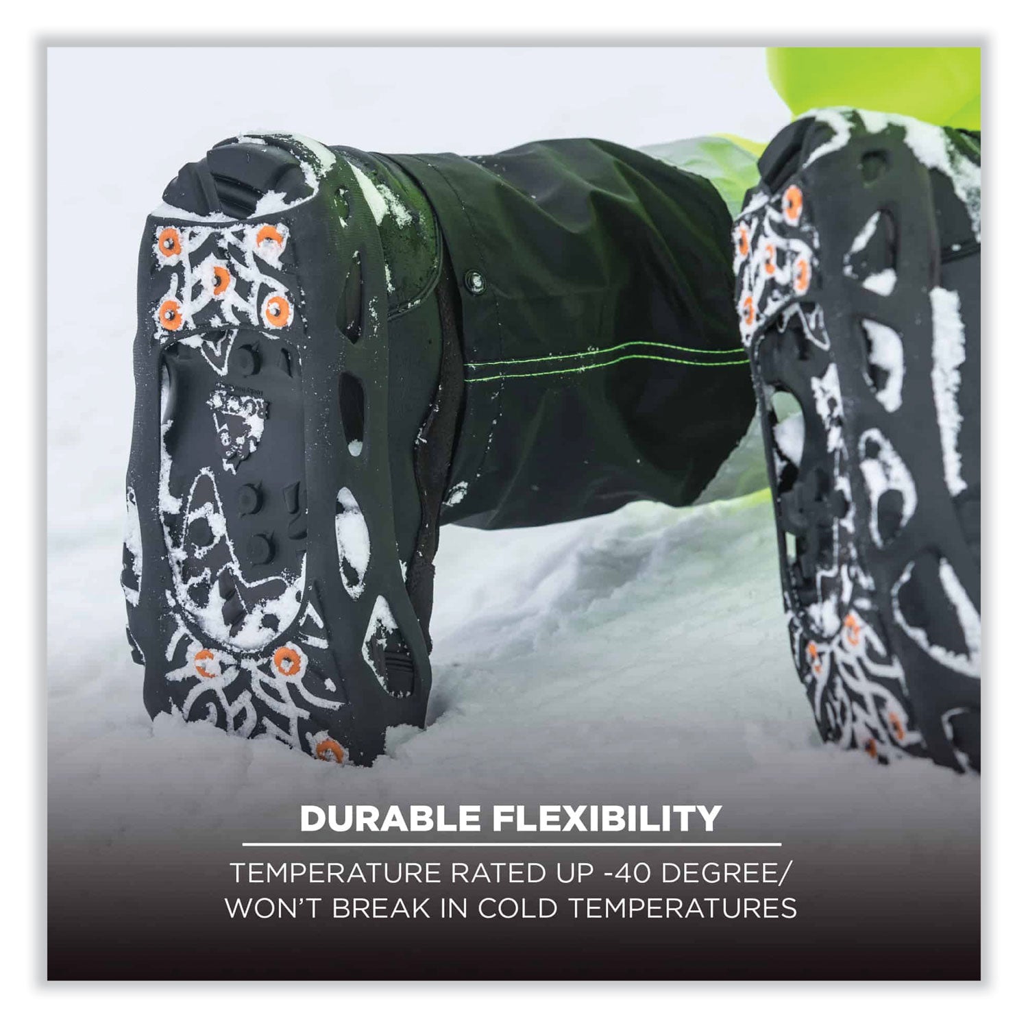 Trex 6304 One-Piece Step-In Full Coverage Ice Cleats, Large, Black, Pair, Ships in 1-3 Business Days