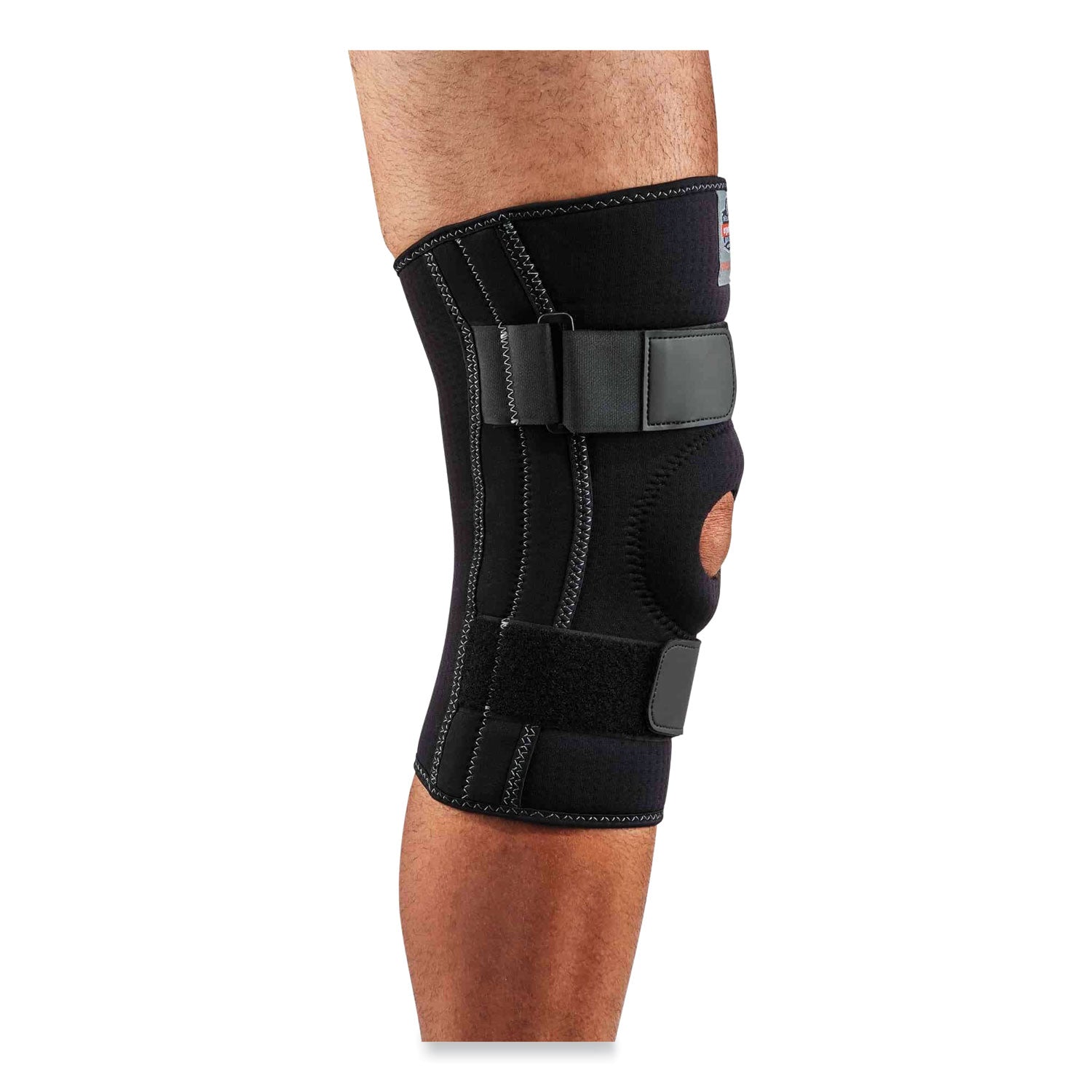 ProFlex 620 Open Patella Spiral Stays Knee Sleeve, Small, Black, Ships in 1-3 Business Days