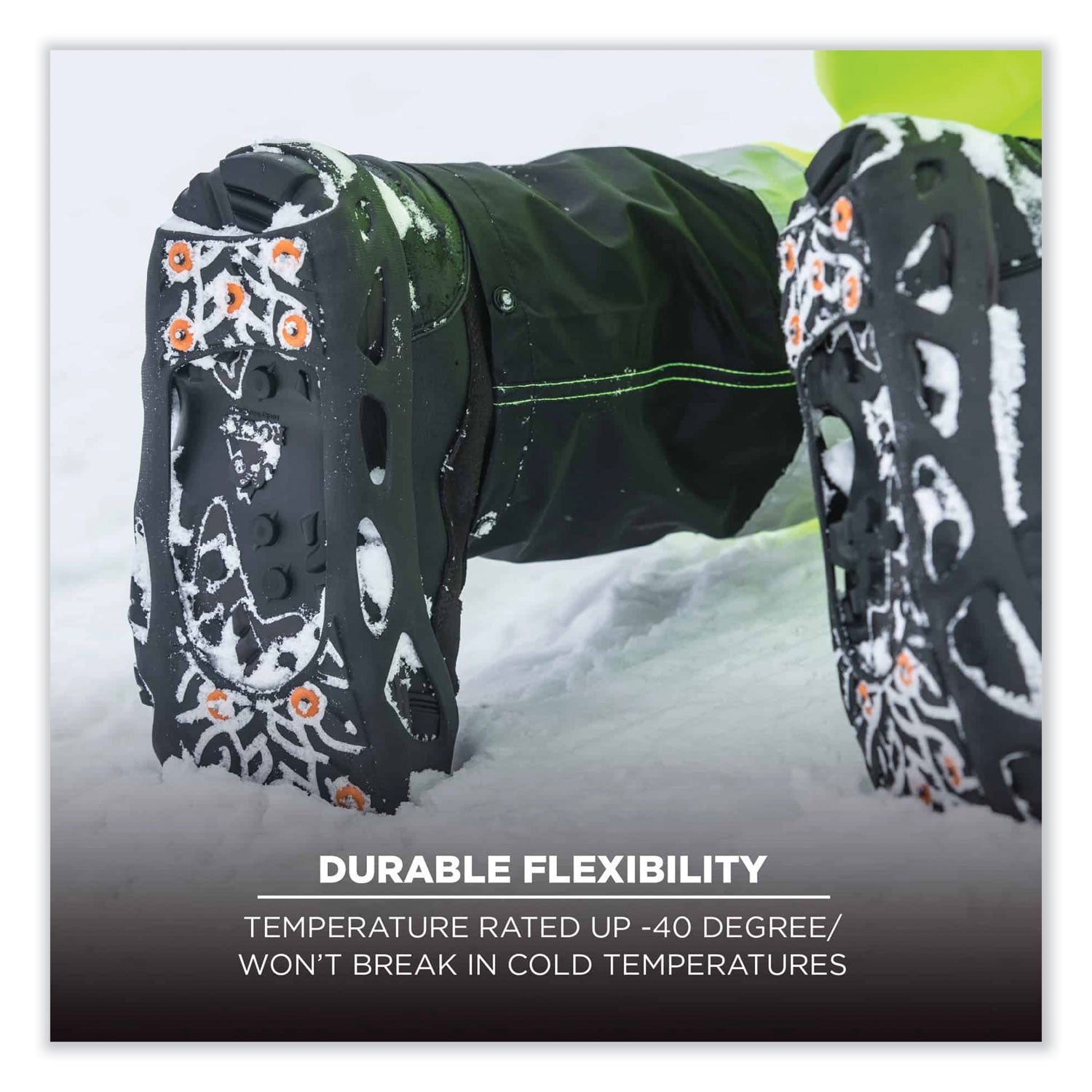 Trex 6304 One-Piece Step-In Full Coverage Ice Cleats, Medium, Black, Pair, Ships in 1-3 Business Days