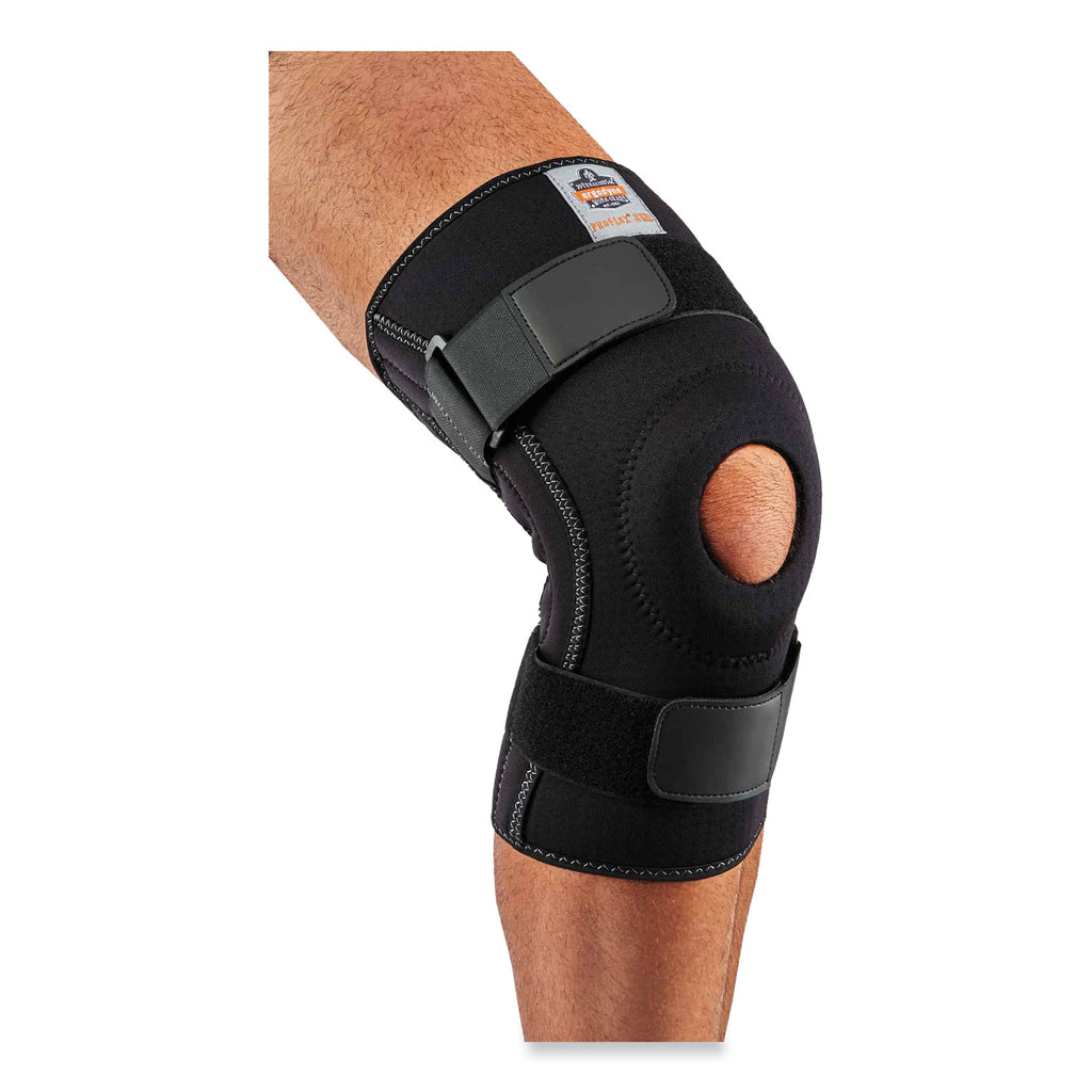 ProFlex 620 Open Patella Spiral Stays Knee Sleeve, Medium, Black, Ships in 1-3 Business Days