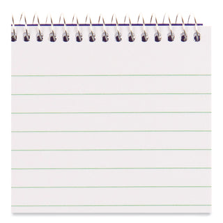 Reporters Note Pad, Medium/College Rule, Blue Cover, 80 White 4 x 8 Sheets