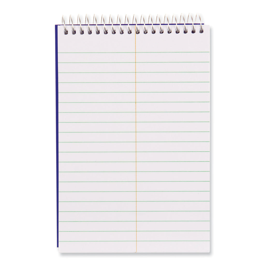 High-Capacity Steno Pad, Medium/College Rule, Blue Cover, 180 White 6 x 9 Sheets