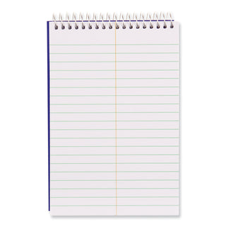 High-Capacity Steno Pad, Medium/College Rule, Blue Cover, 180 White 6 x 9 Sheets