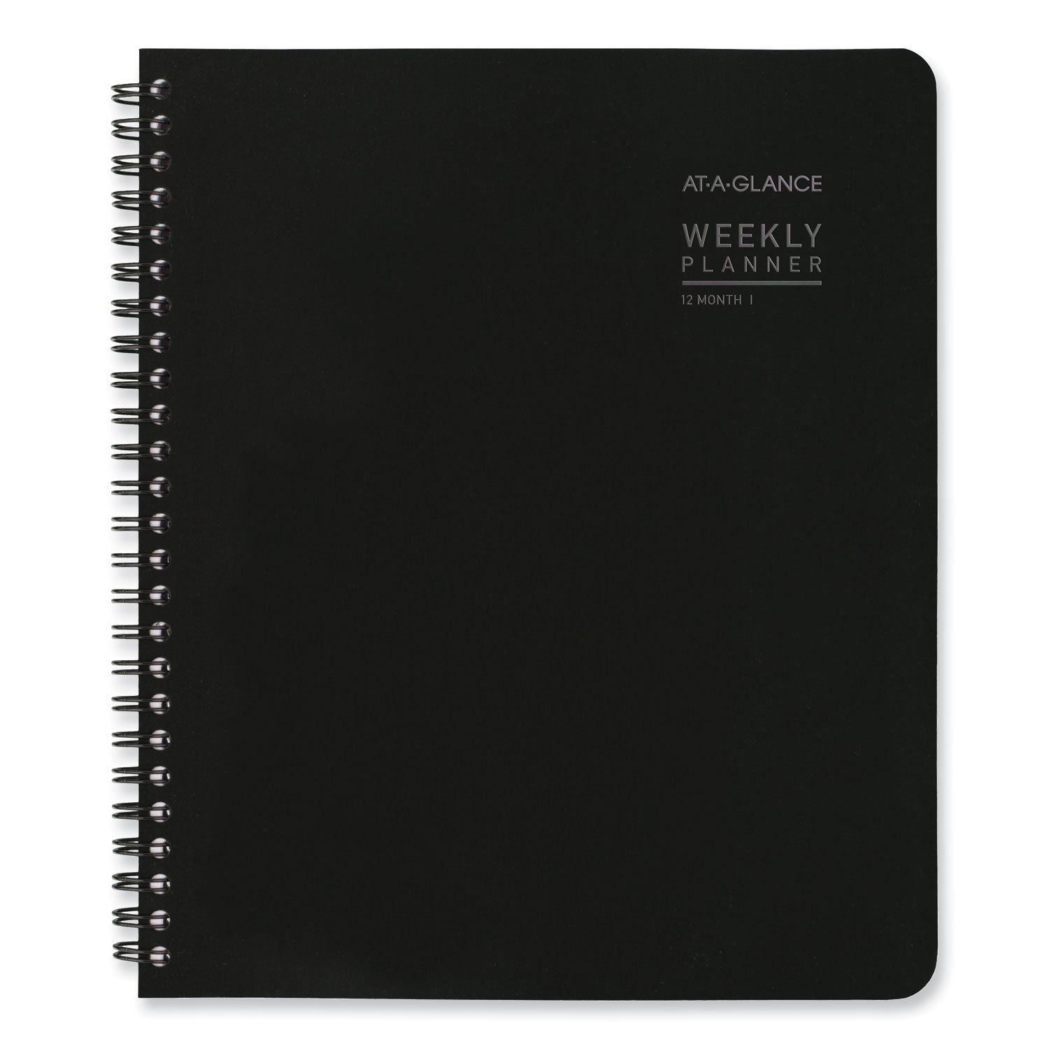 Contempo Lite Academic Year Weekly/Monthly Planner, 8.75 x 7.87, Black Cover, 12-Month (July to June) 2023 to 2024