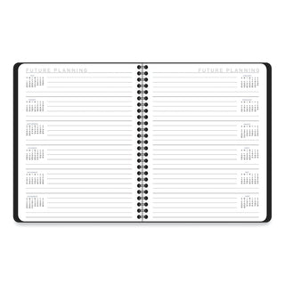 Contempo Lite Academic Year Weekly/Monthly Planner, 8.75 x 7.87, Black Cover, 12-Month (July to June) 2023 to 2024
