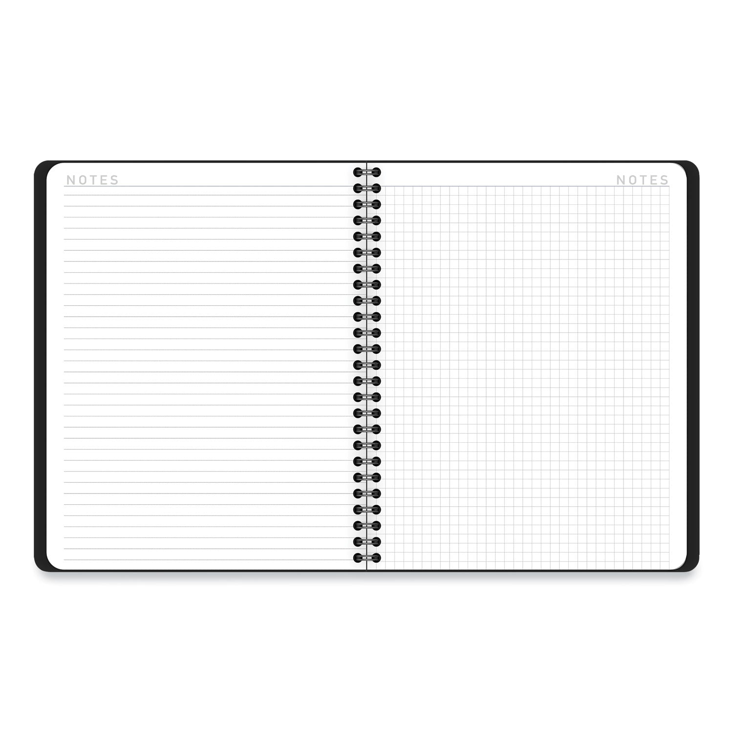 Contempo Lite Academic Year Weekly/Monthly Planner, 8.75 x 7.87, Black Cover, 12-Month (July to June) 2023 to 2024