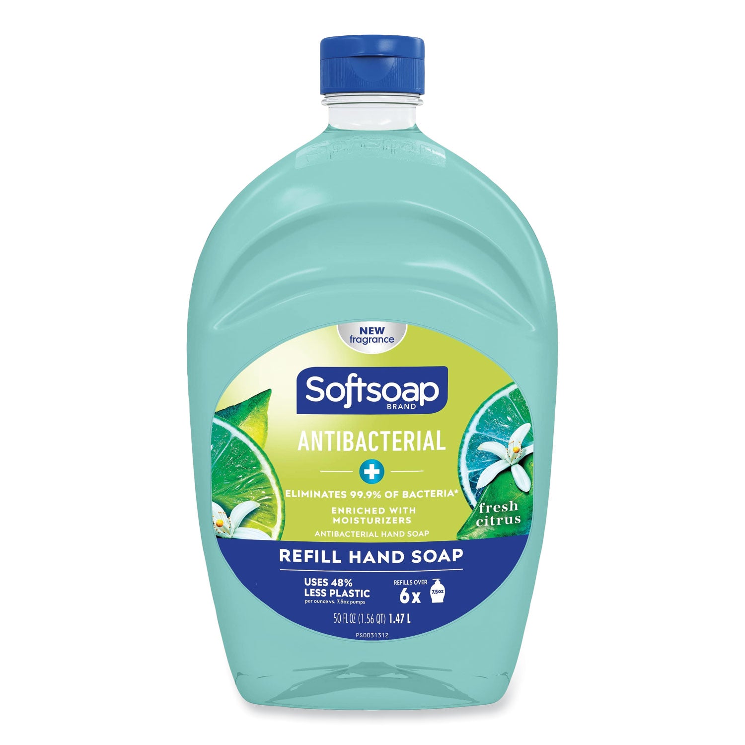 antibacterial-liquid-hand-soap-refills-fresh-50-oz-green-6-carton_cpc45991 - 2